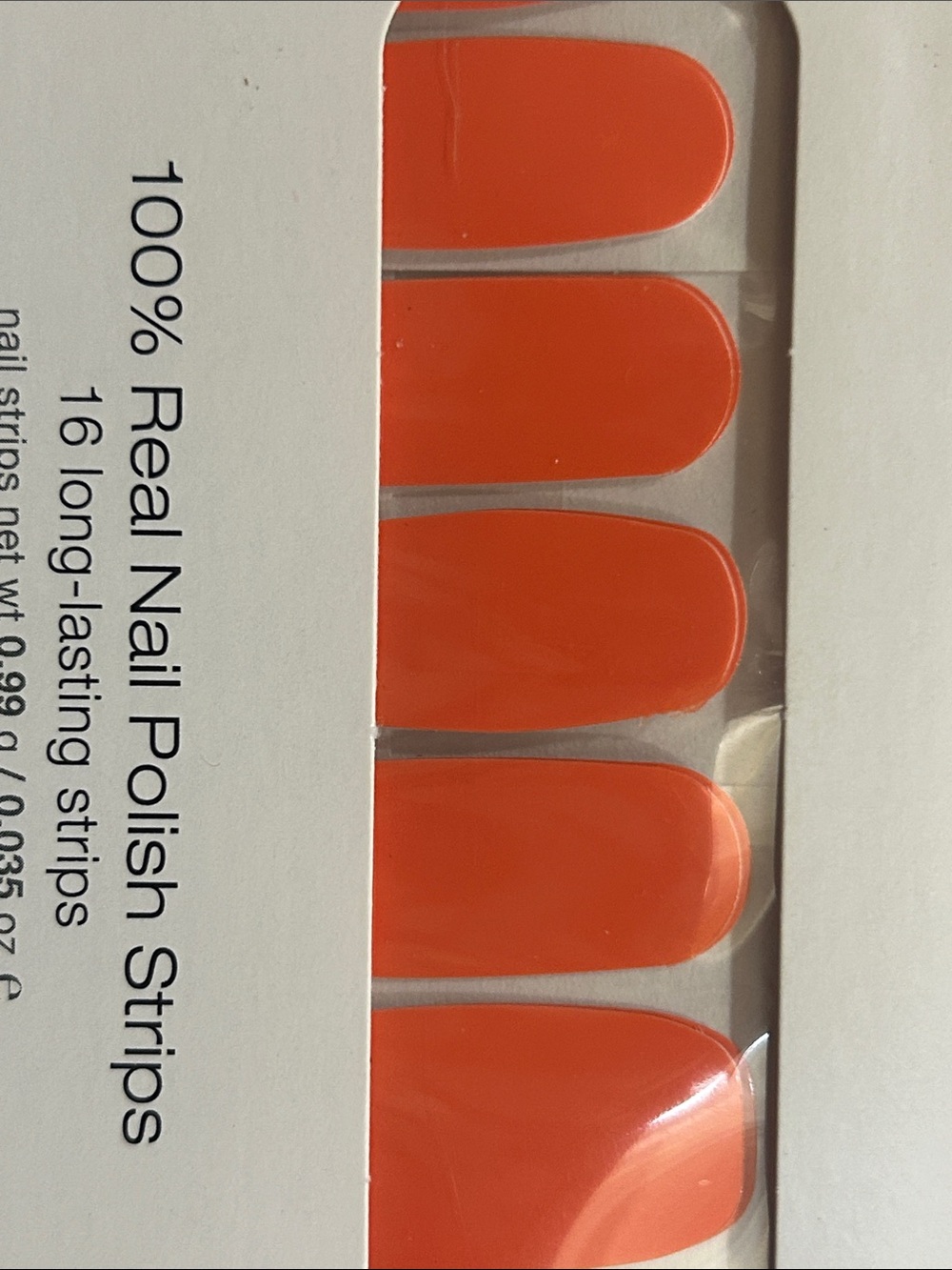 Color Street Lean Mean Tangerine Nail Polish Strips - Picture 3 of 3